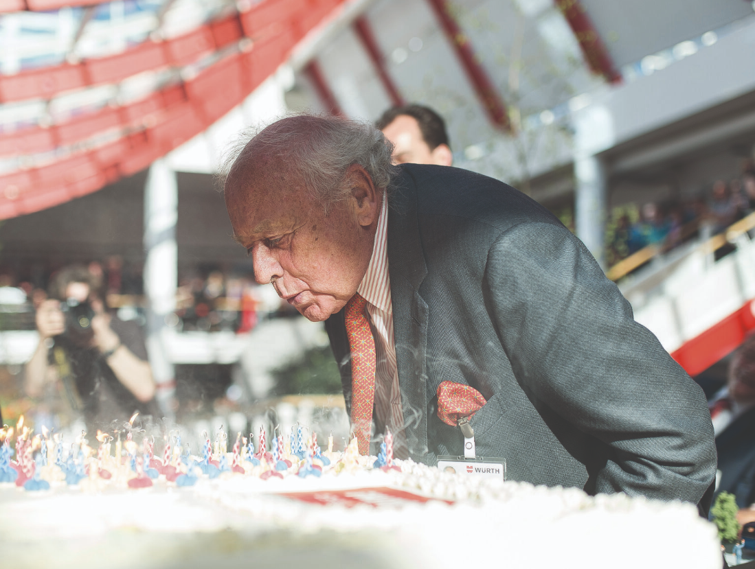 Reinhold Würth Celebrates 75th Work Anniversary