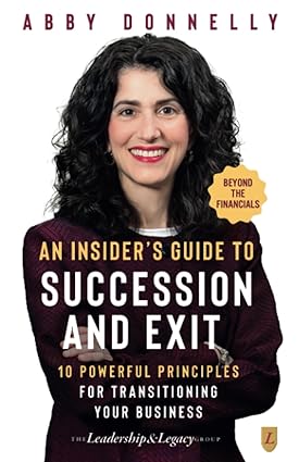 Business succession planning book feature with Abby Donnelly and Nick Berry discussing An Insider’s Guide to Succession and Exit
