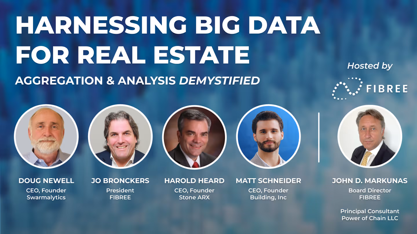 FIBREE: Harnessing Big Data for Real Estate - Webinar