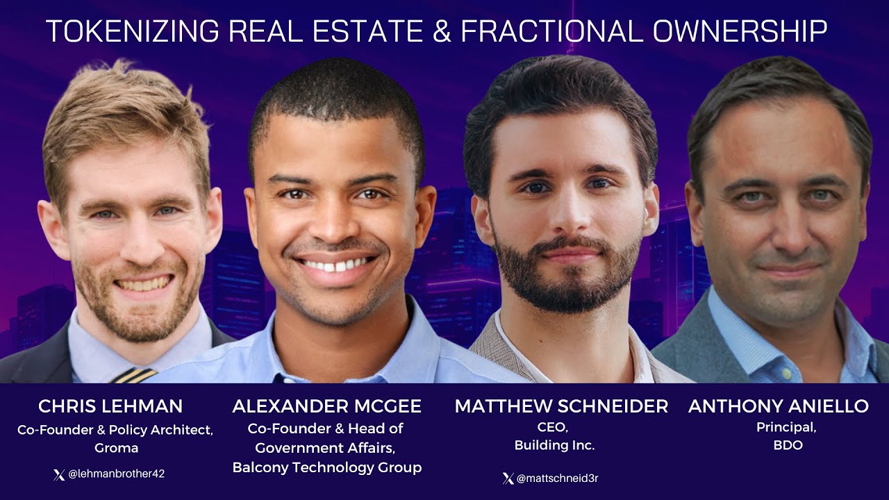 Tokenizing Real Estate & Fractional Ownership