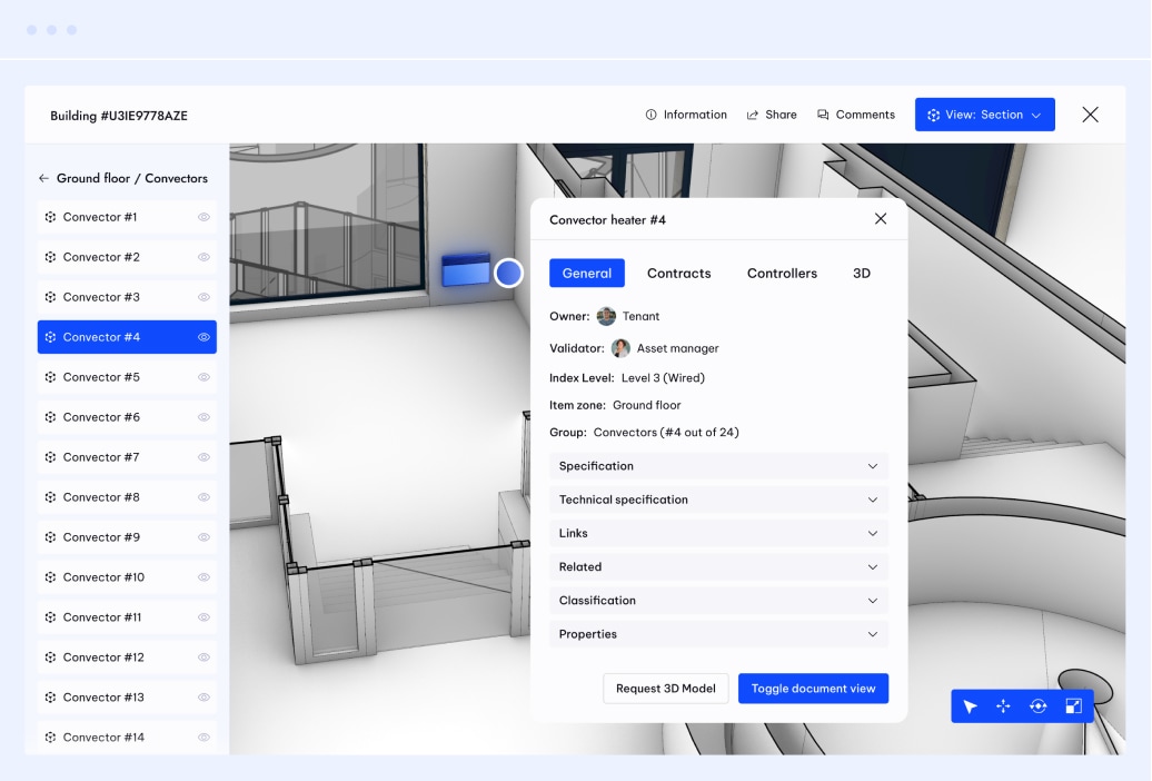 Dashboard mockup