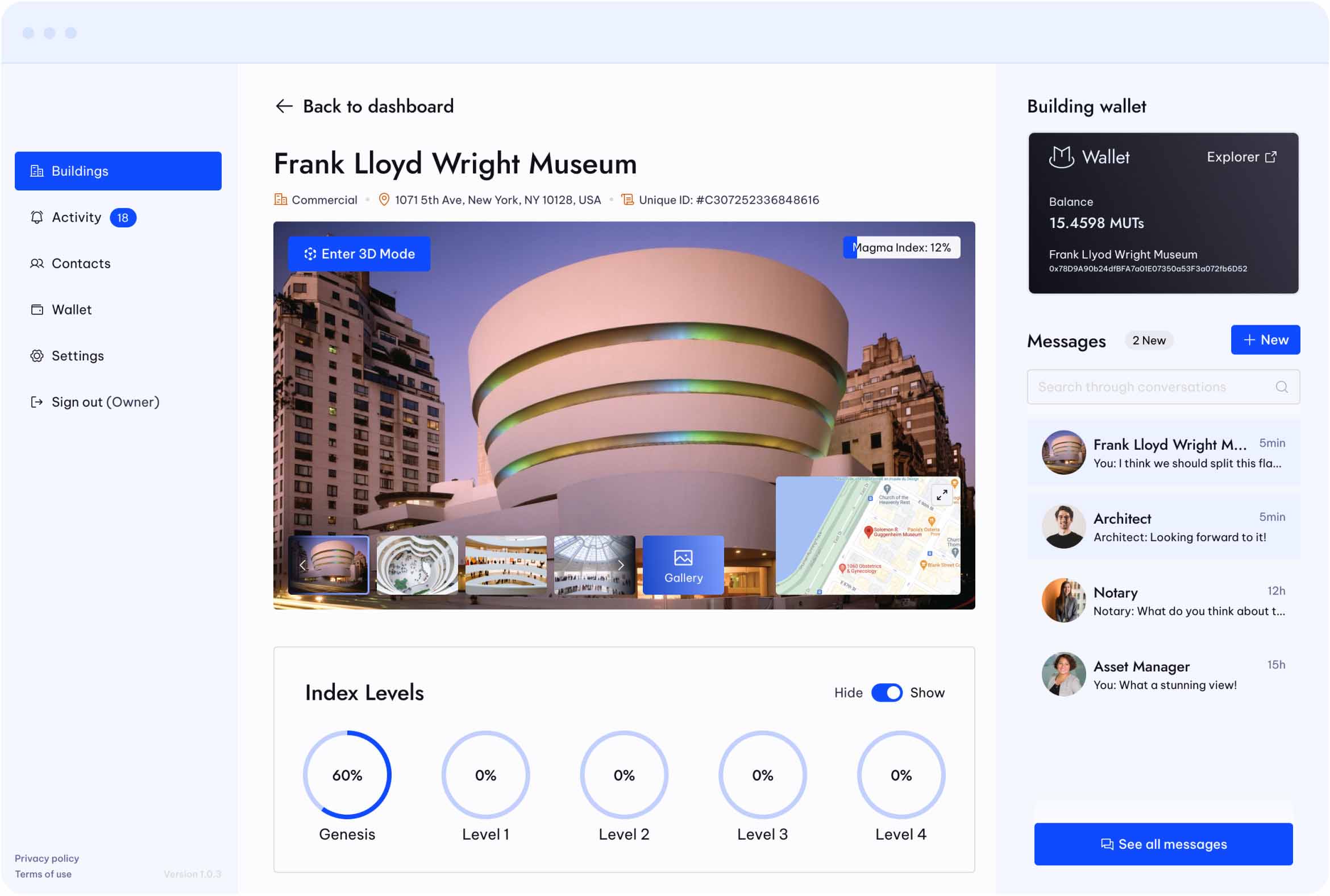 Building - dynamic digital twins