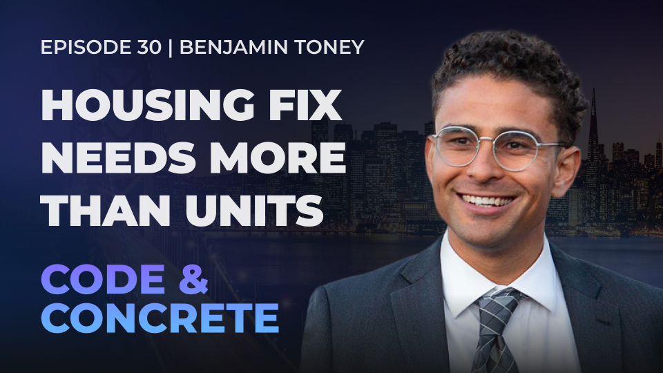 Housing Fix Needs More Than Units | ft. Benjamin Toney