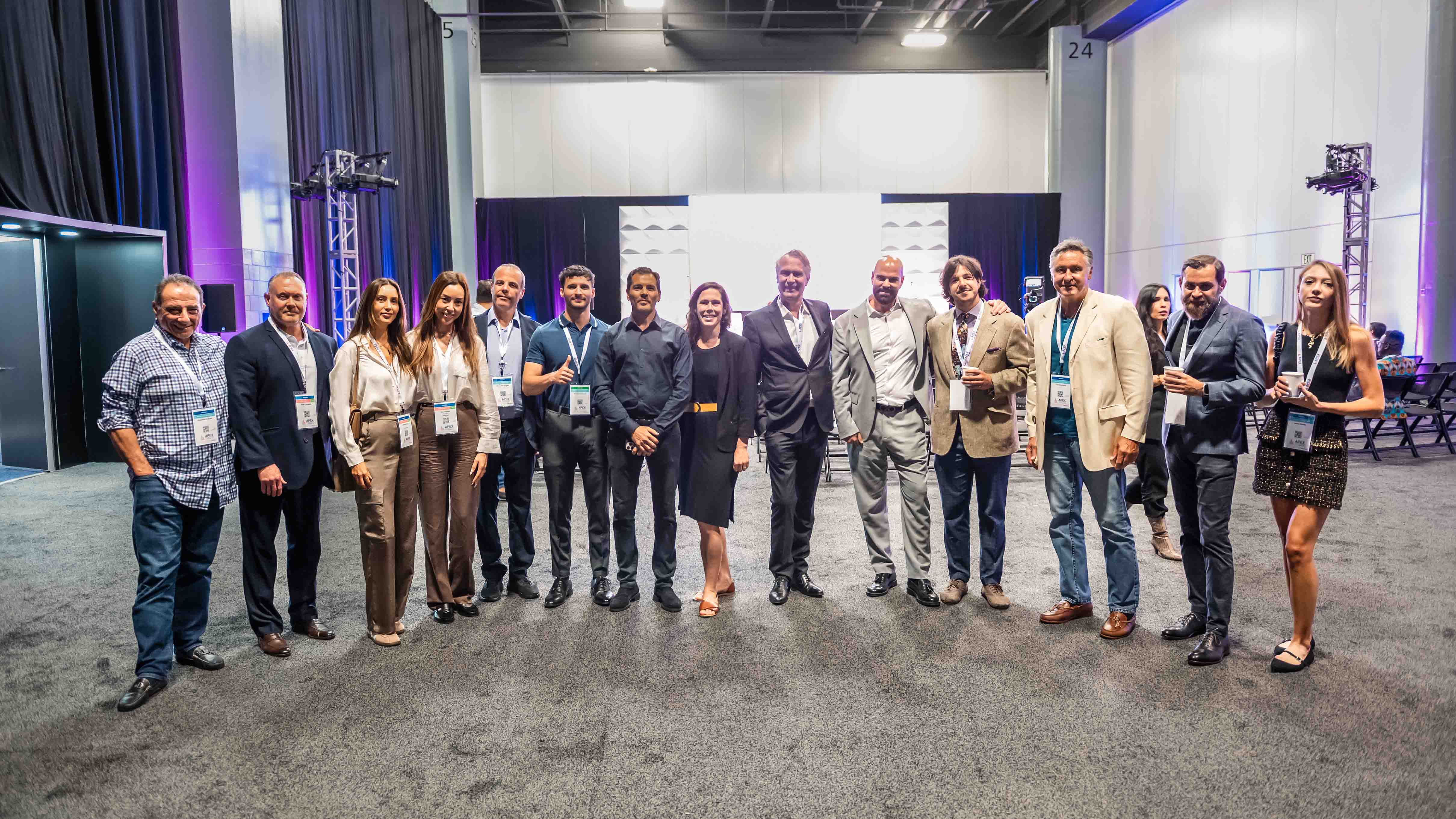 Matthew Schneider and Matthieu Merchadou representing Building, Inc and Magma at APEX 2025 in Miami