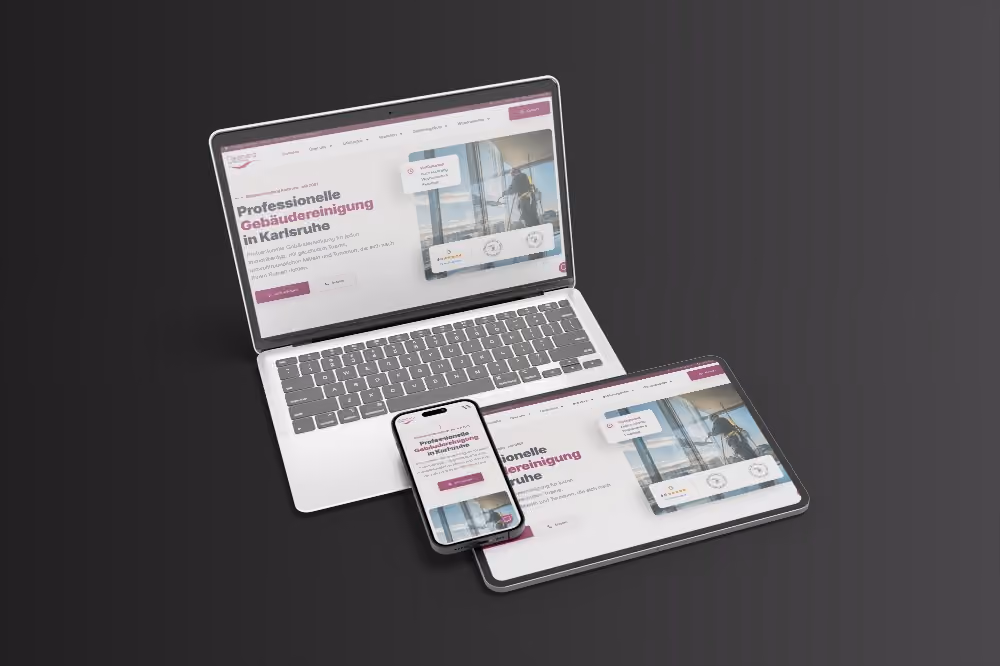 Relaunch cleanaro.de, Gebäudereinigung Karlsruhe, Conversion-optimierte Website