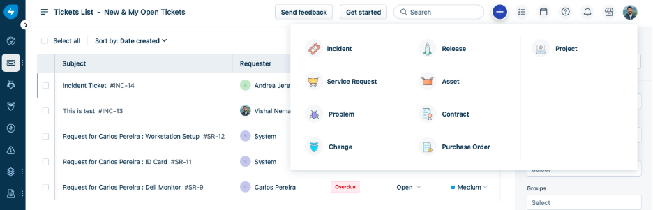 Incident Management : Freshservice Support