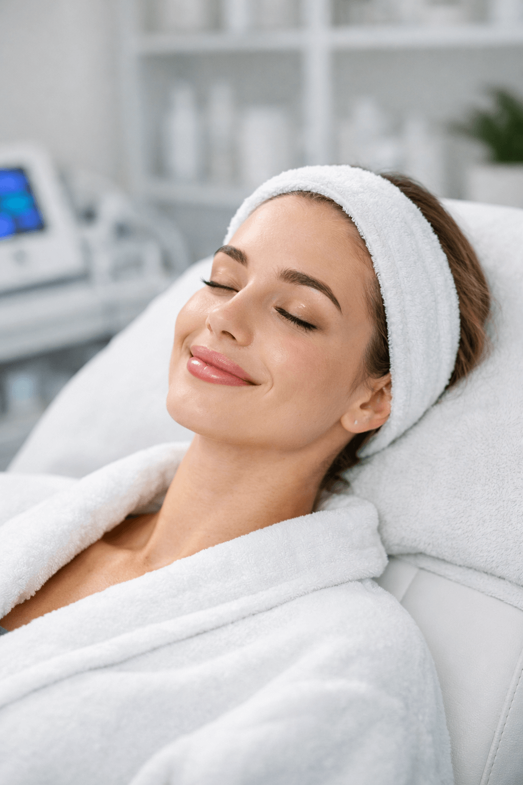 Client receiving professional chemical peel for acne treatment at Skin By You in Queen Creek, AZ