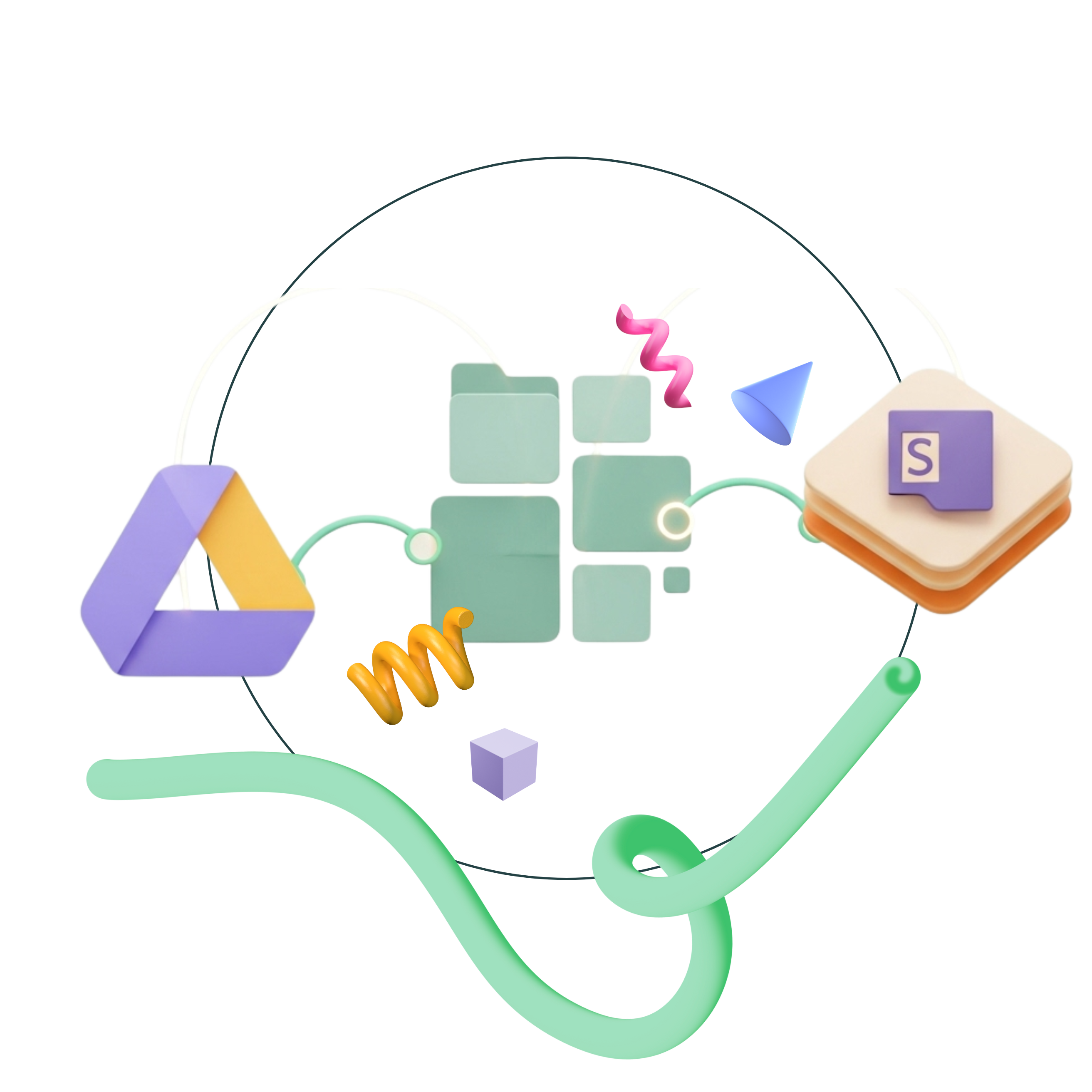 Integrated file management by ATSOURCE