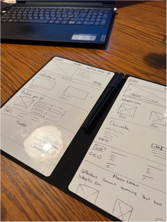 Paper wireframes
