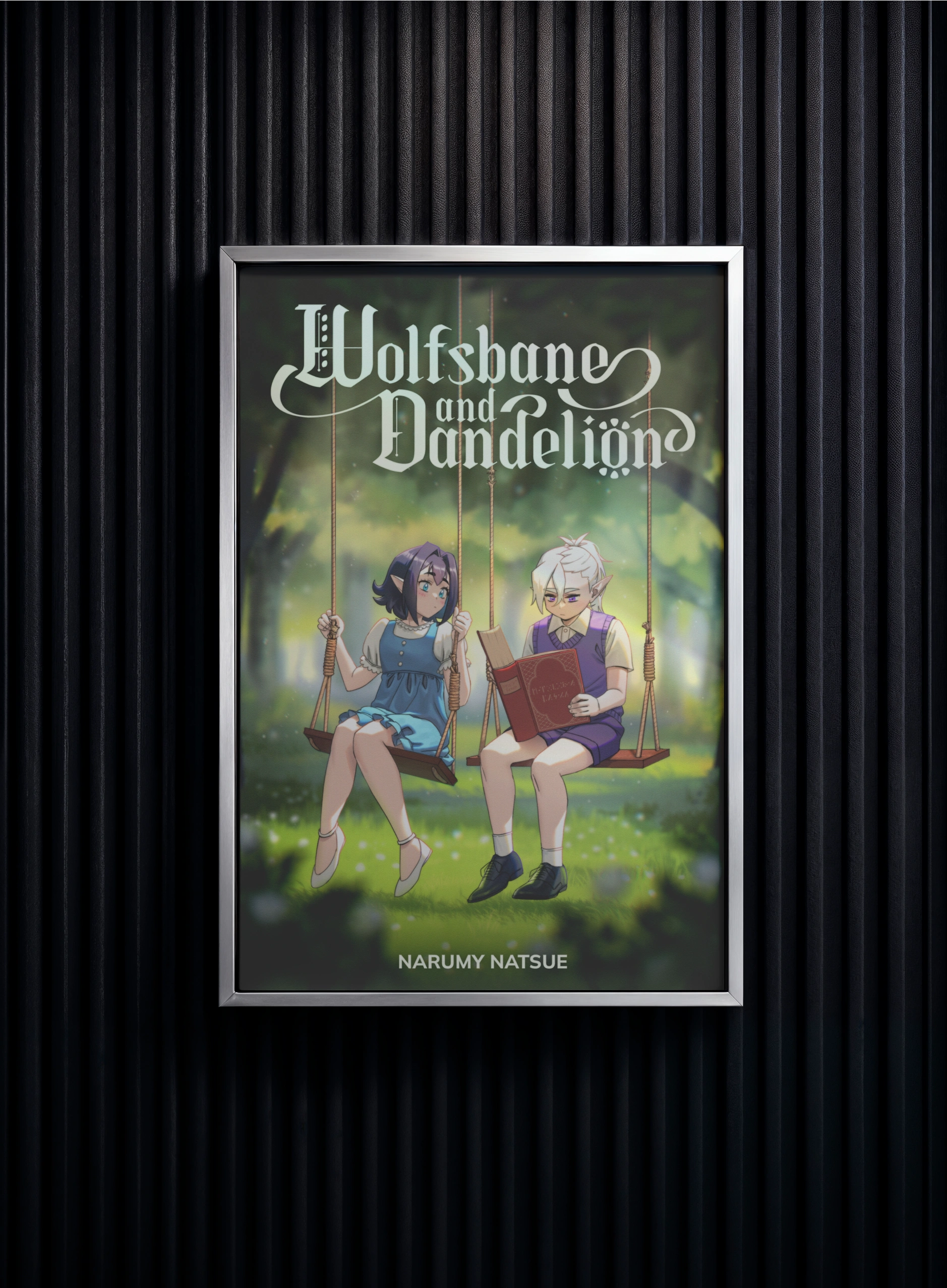 Wolfsbane and Dandelion poster mockup