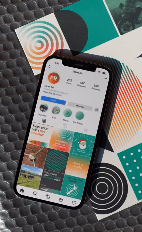 Thorn PR social Media