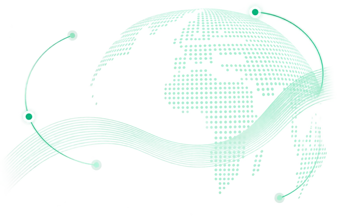 Decorative background orbits