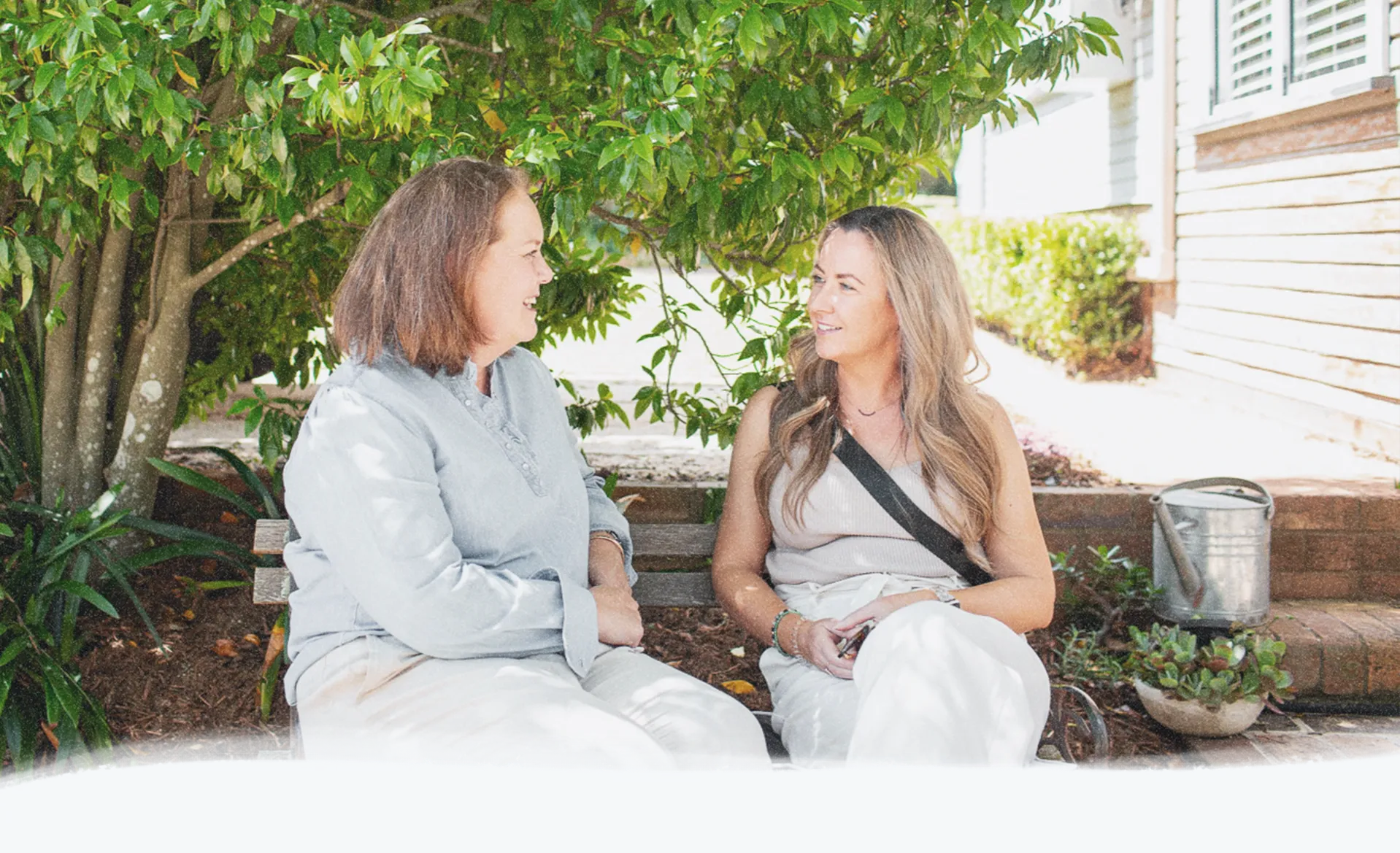 Two practitioners in discussion