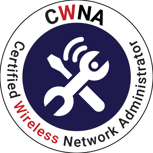 CWNP CWNA certificeringsbadge, Certified Wireless Network Administrator