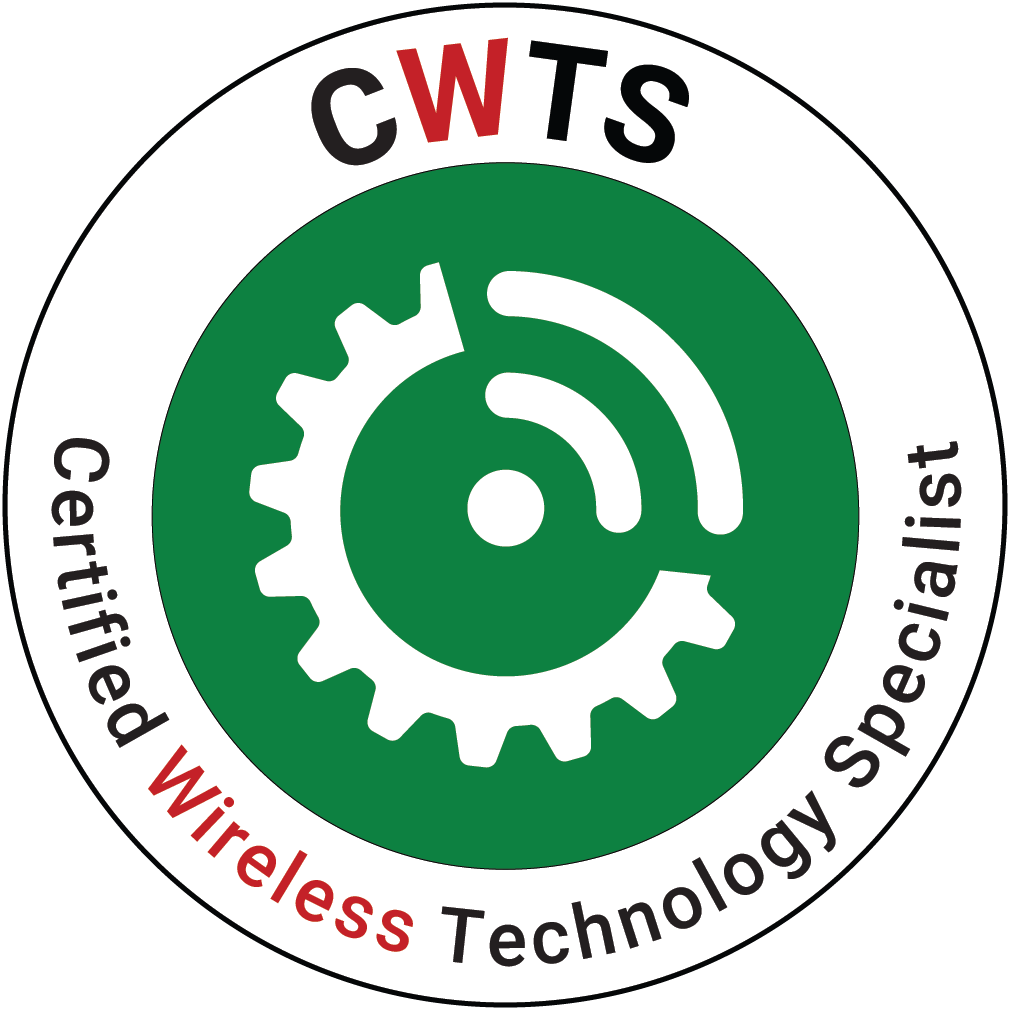 CWNP CWTS certificeringsbadge, Certified Wireless Technician Specialist