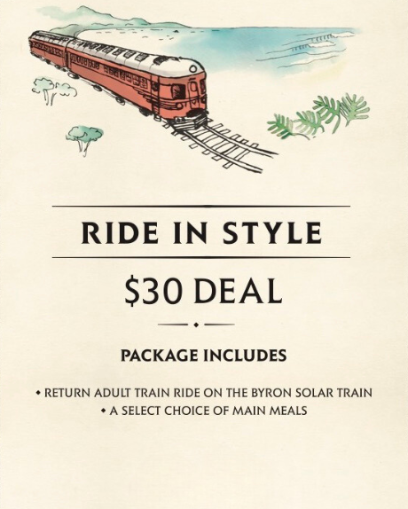 Byron Solar Train - Ride In Style