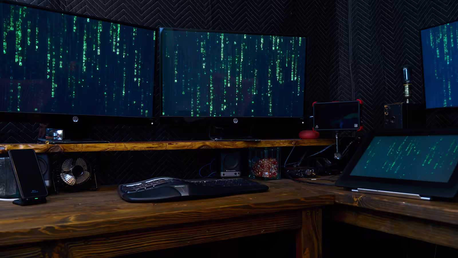 A dedicated control room separate from office spaces