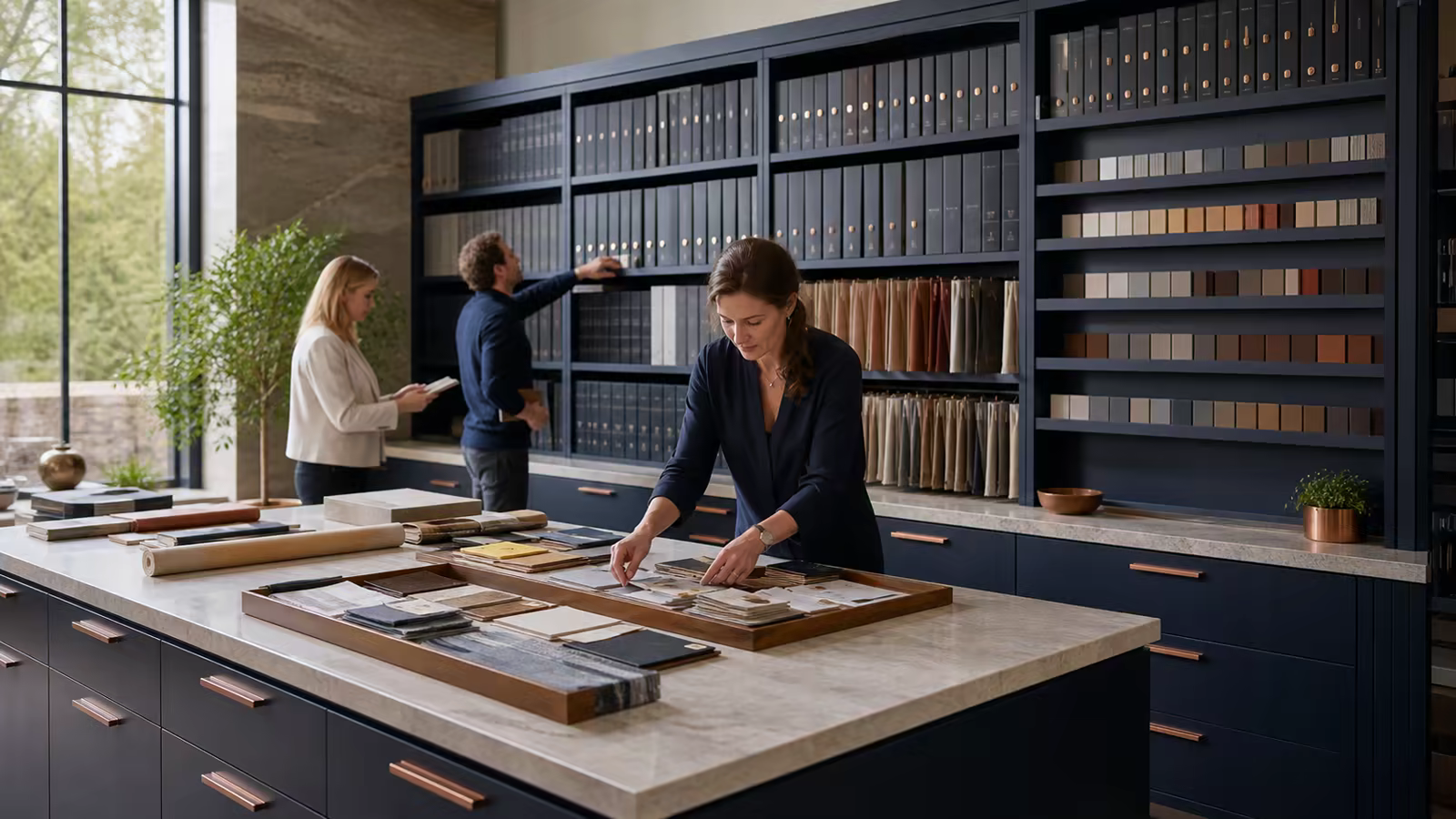 A living branded material library with standards, samples and updates