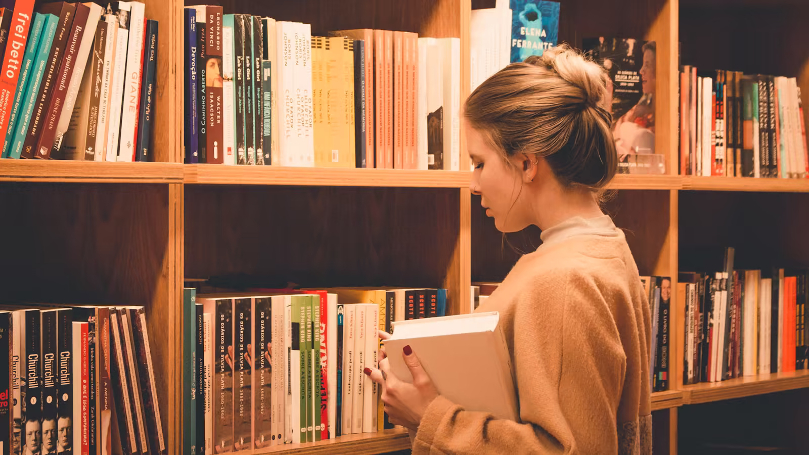 A curator methodically revising a documentary collection