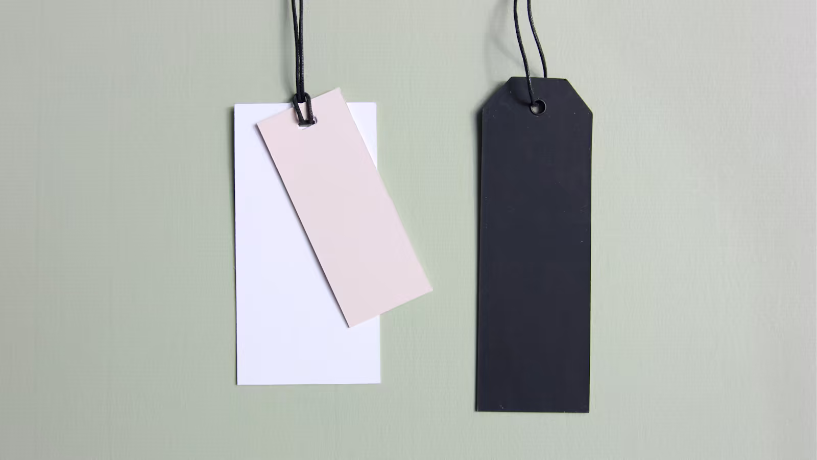Labels and stocks precisely prepared for a commercial operation