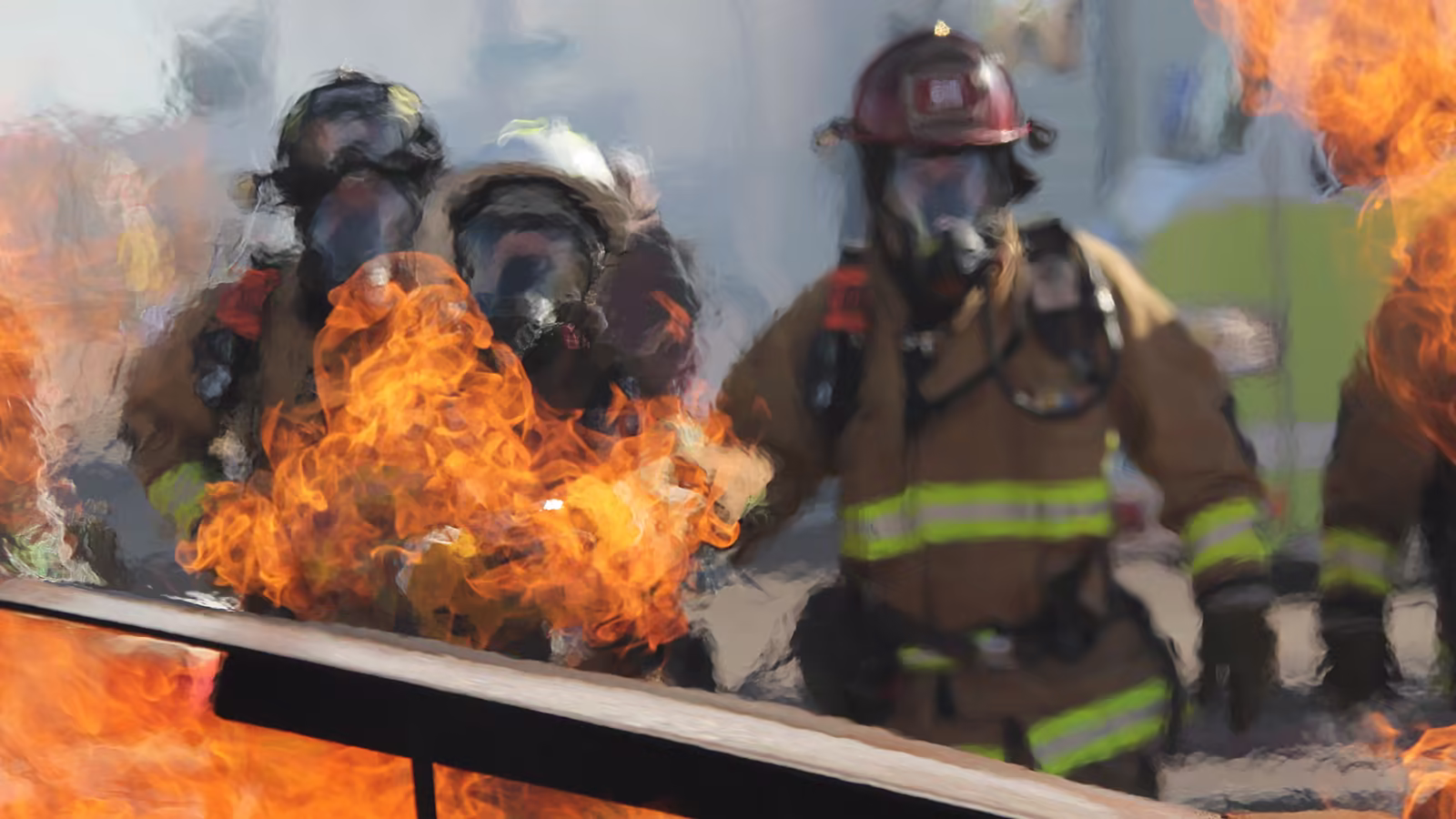 A team carrying out a safety exercise in a calm and constructive climate