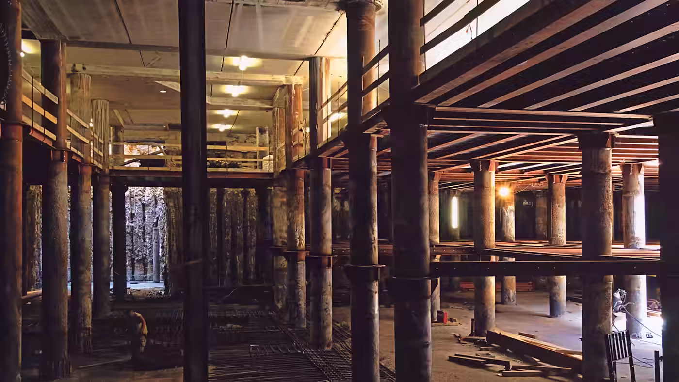 A restoration project evaluated between initial state and result obtained