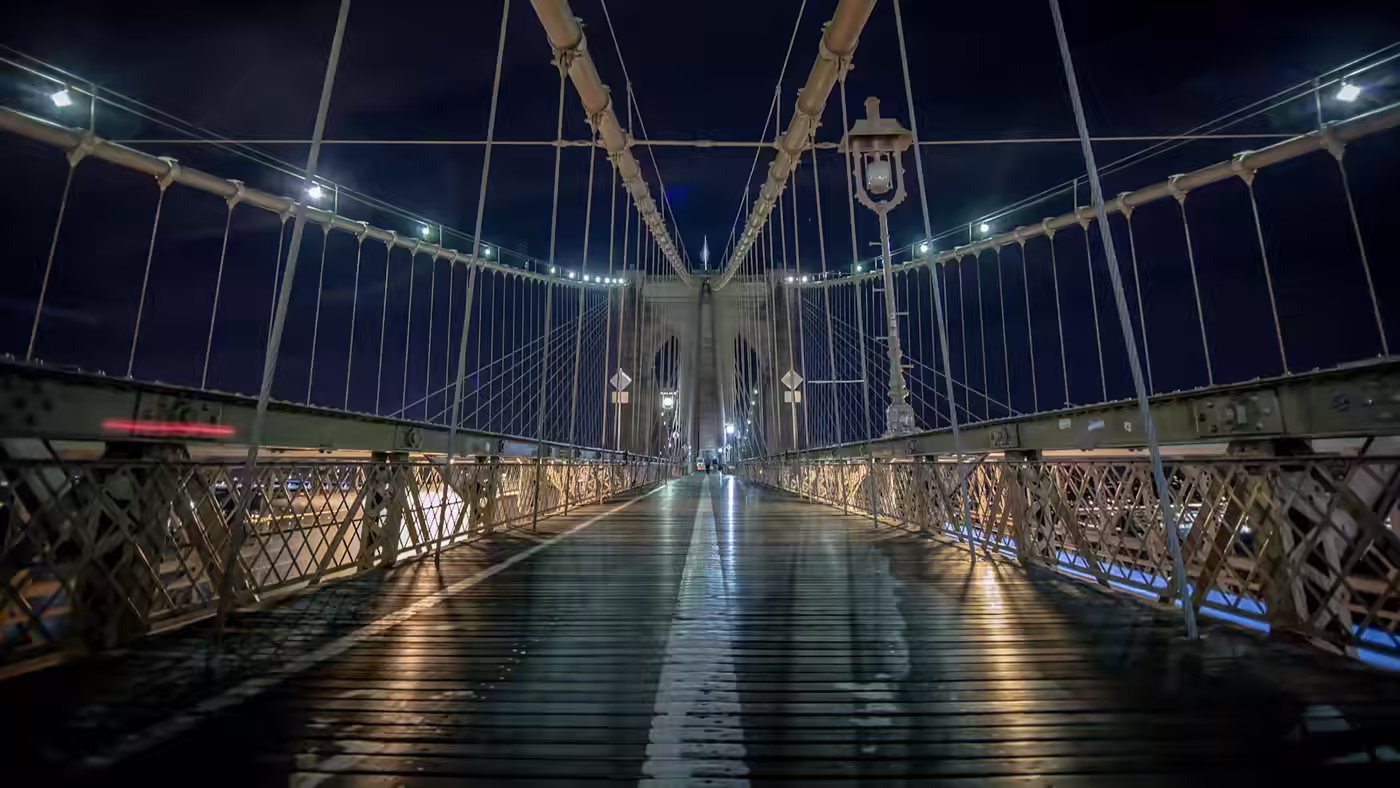 A bridge under renovation kept open, a metaphor for uninterrupted migration