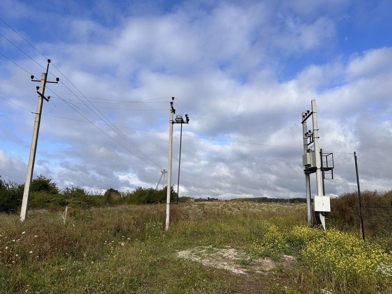 Works on construction of unloading substations 10/0.4 kV and networks to them.