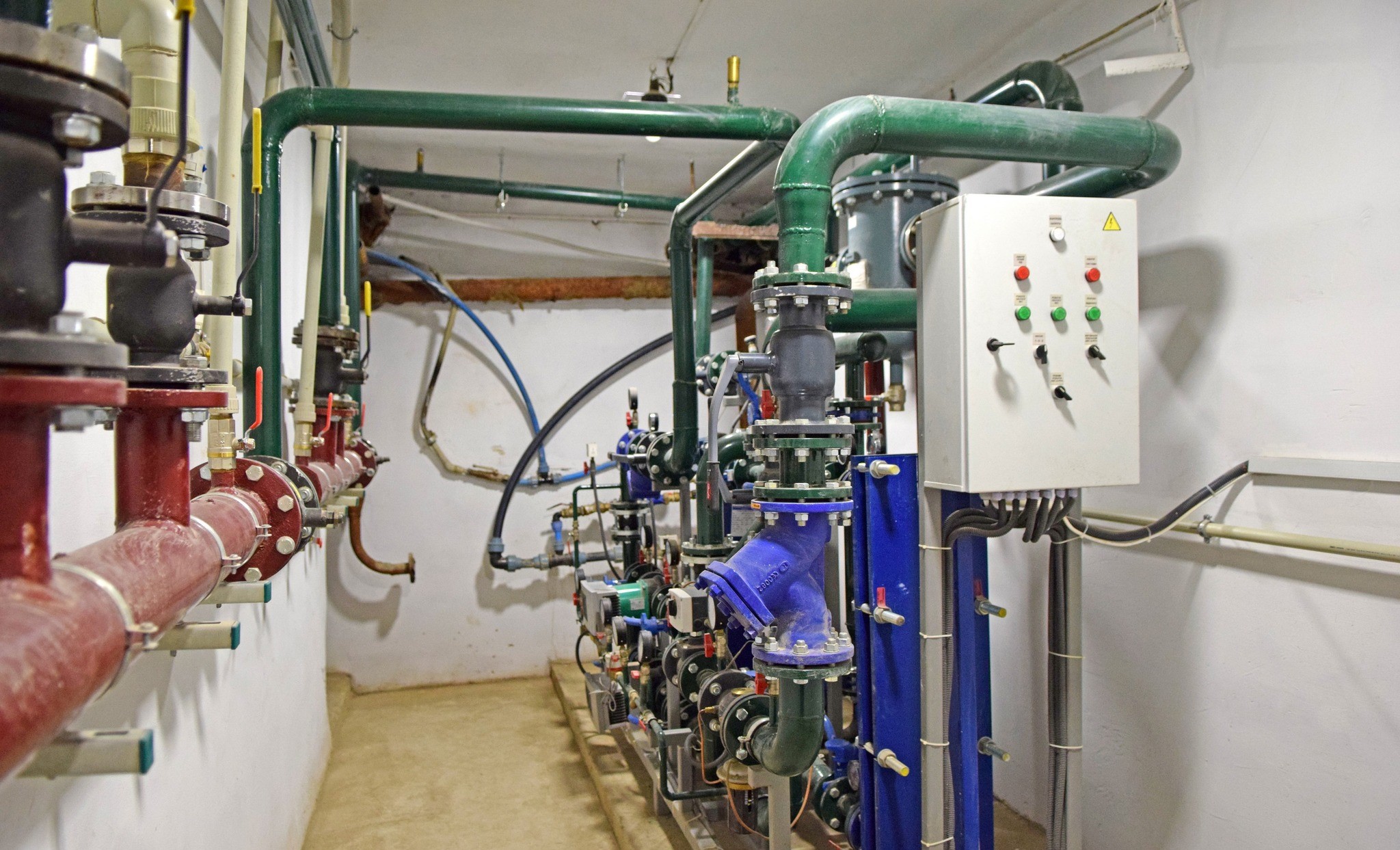 Reconstruction of the heating system