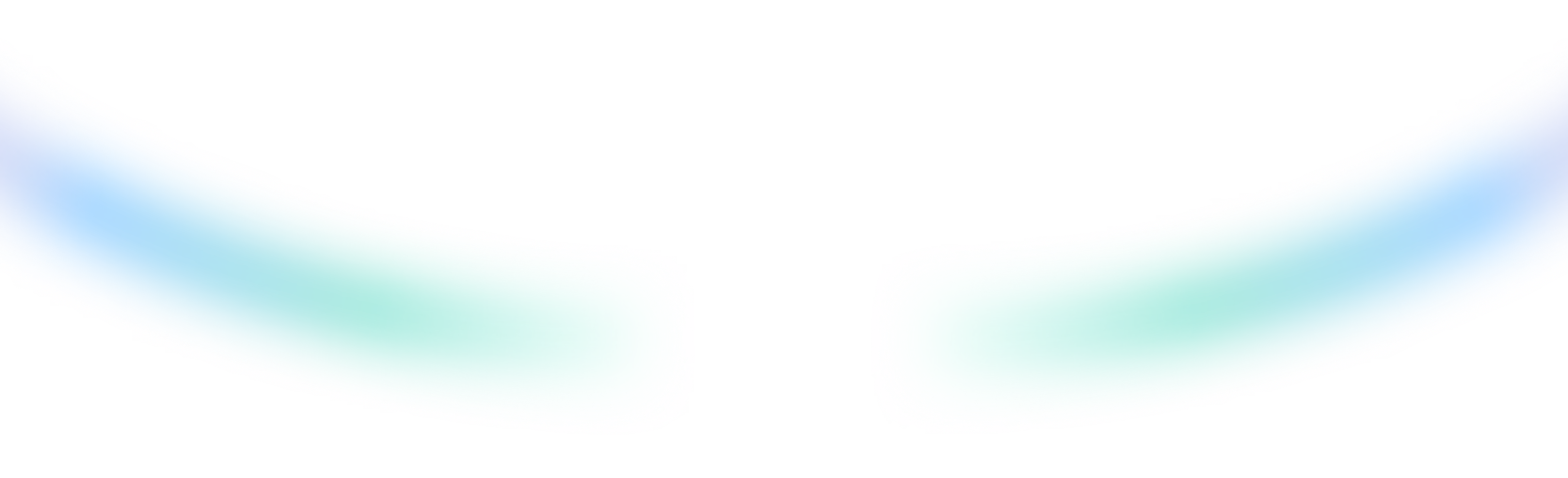 Soft blue and green gradient blur effect suggesting abstract eyes or curved shapes