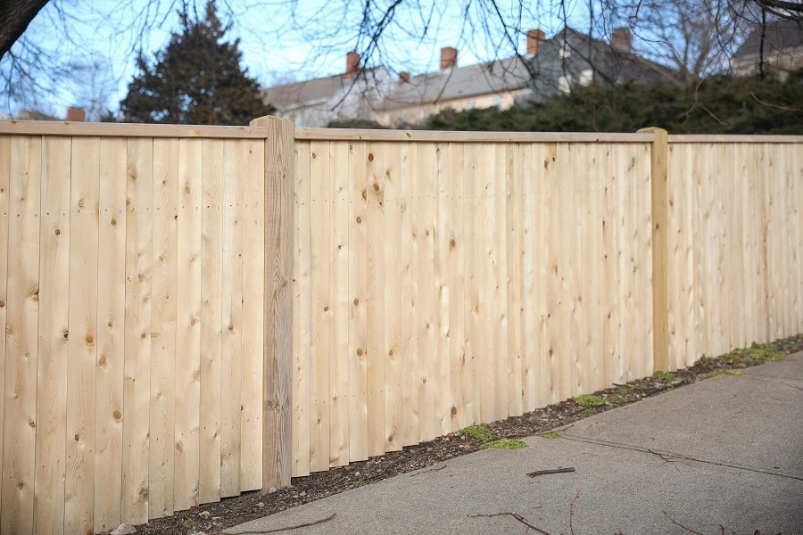 A Cypress fence
