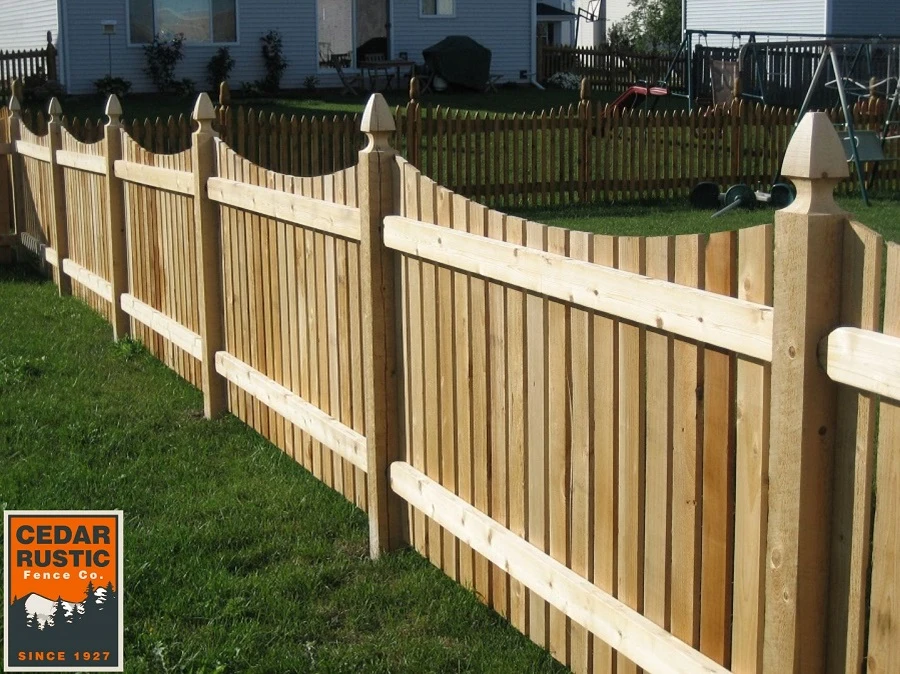 A Northern White Cedar fence