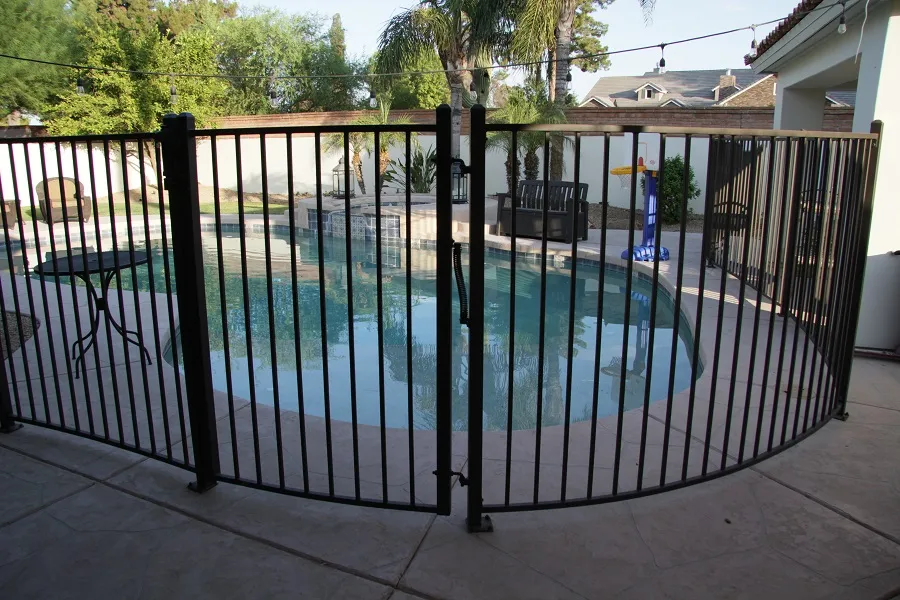 first photo of white beautiful fence