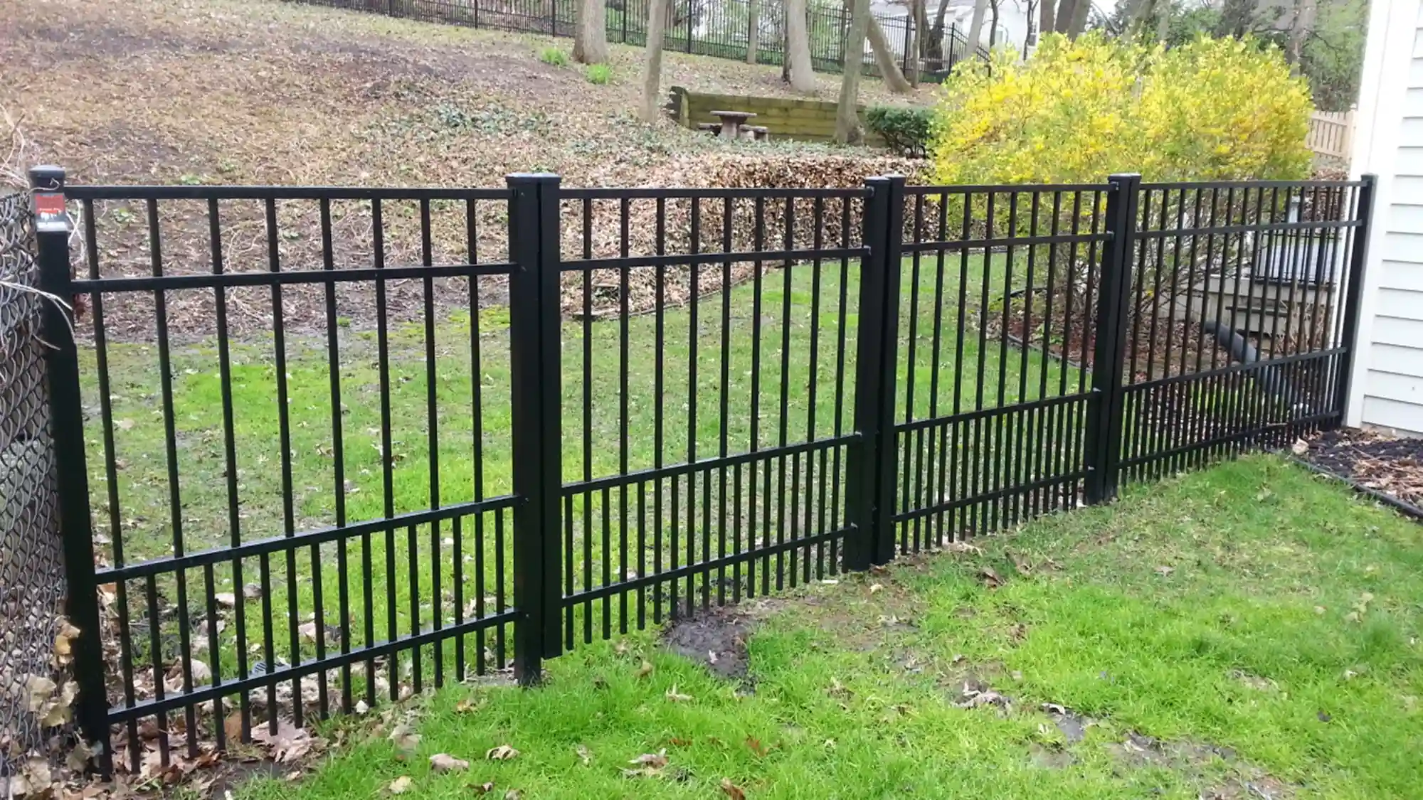 first photo of white beautiful fence