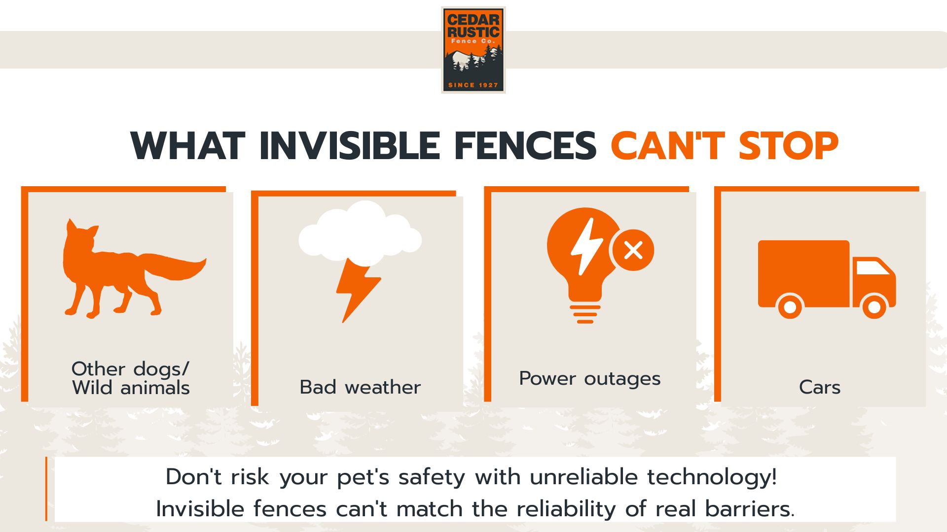 Downsides of invisible fence
