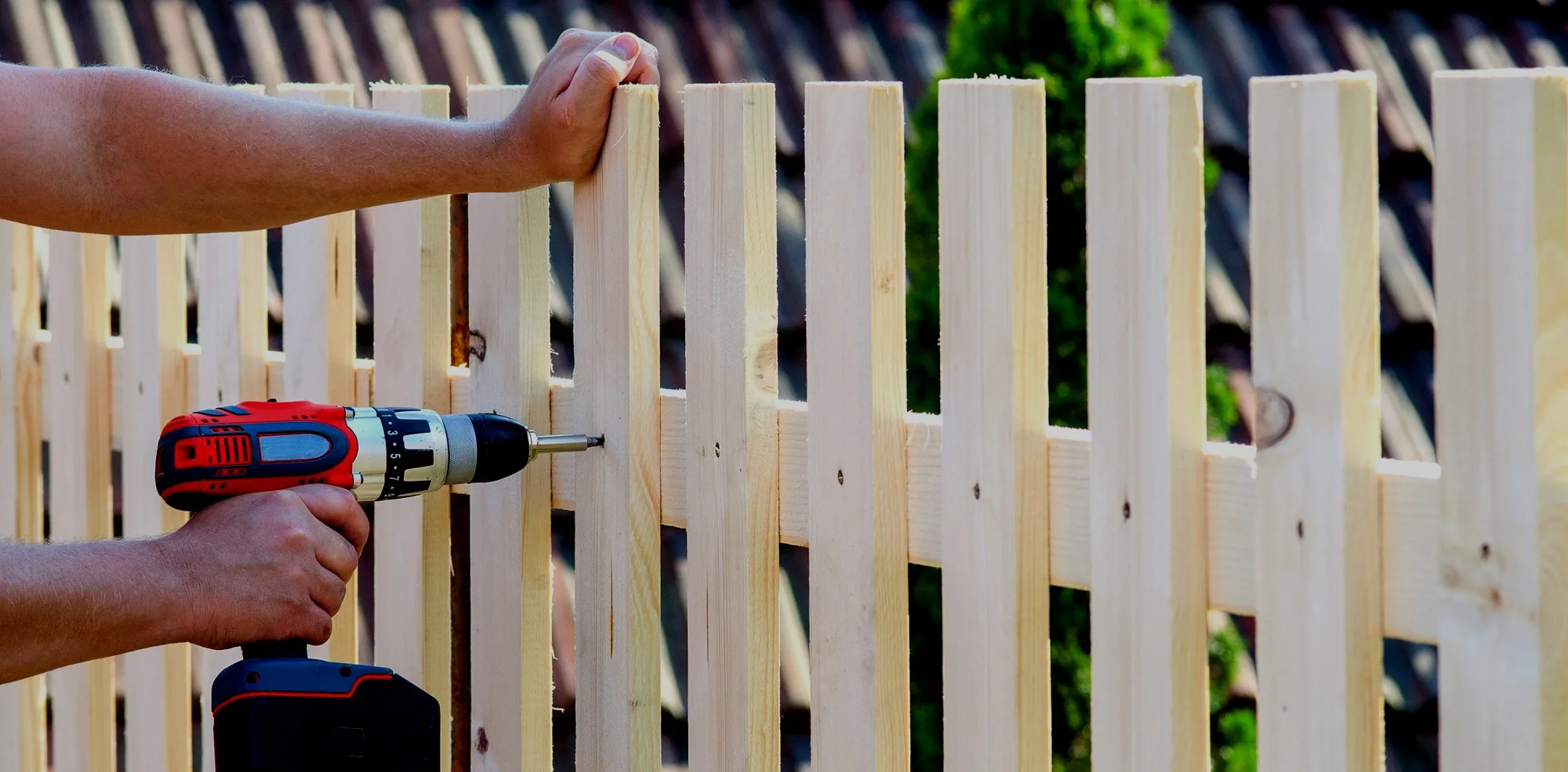 first photo of white beautiful fence