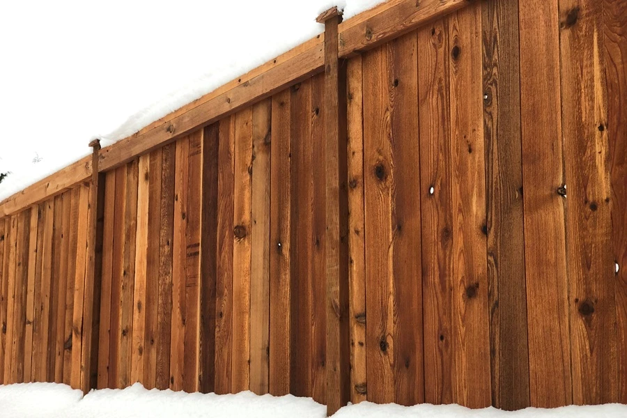 Unstained Cedar Fences