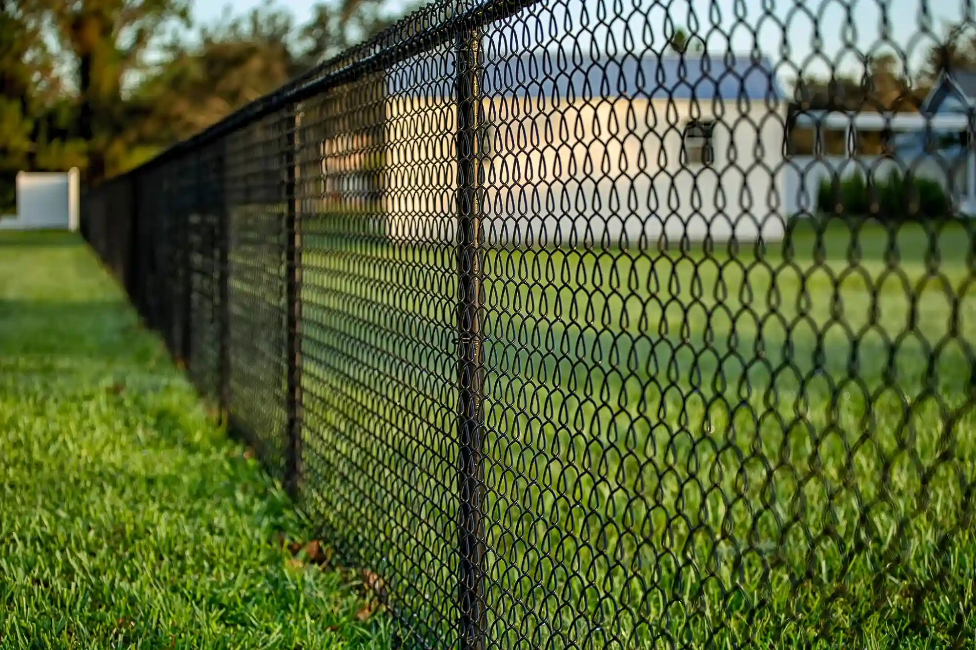 first photo of white beautiful fence