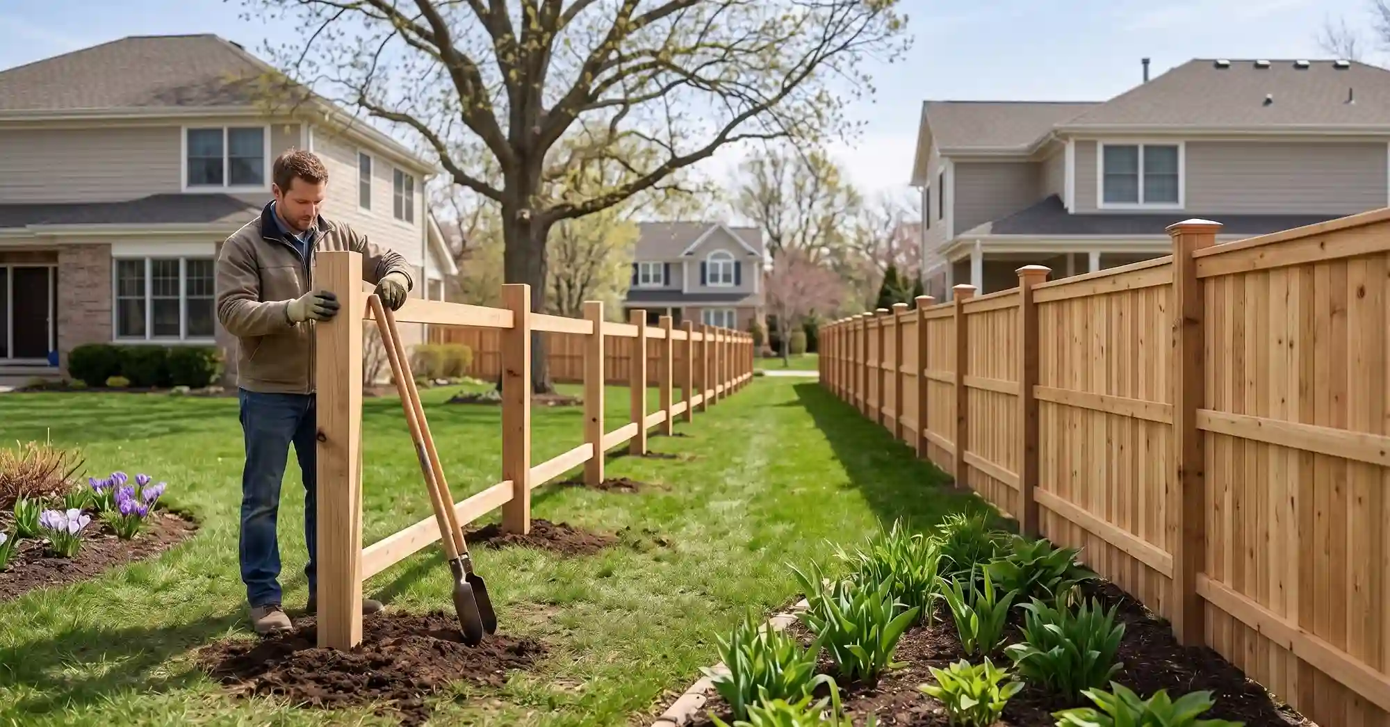 first photo of white beautiful fence