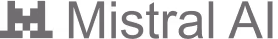Mistral AI logo, Brightscout partner
