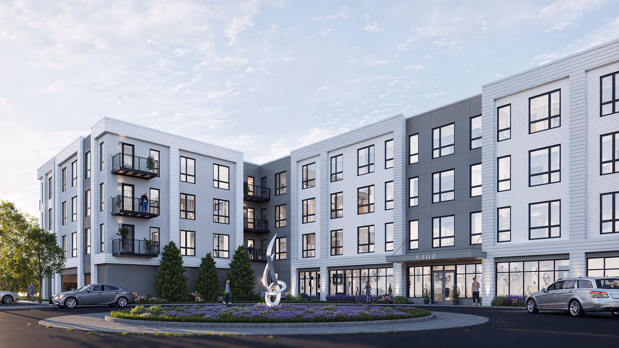 Exterior rendering of Sage Portsmouth