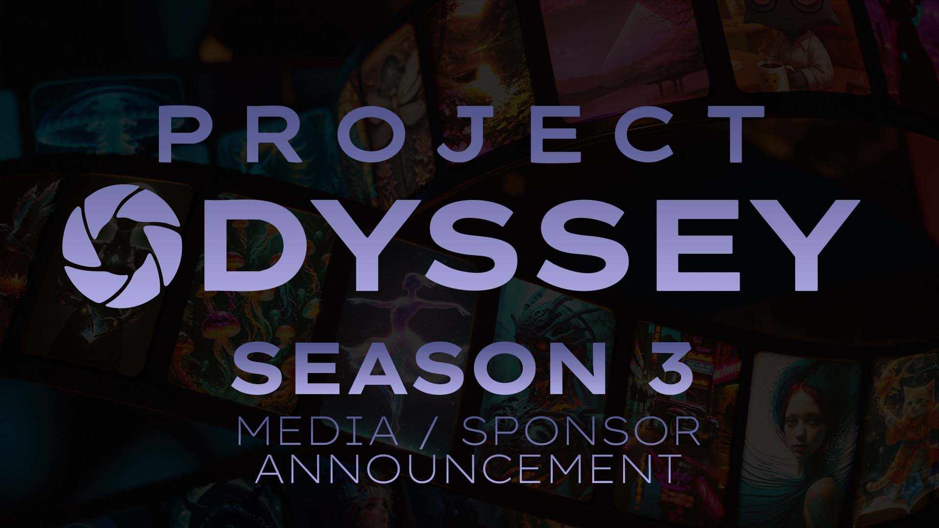 Project Odyssey Season 3 Media / Sponsor Announcement Banner