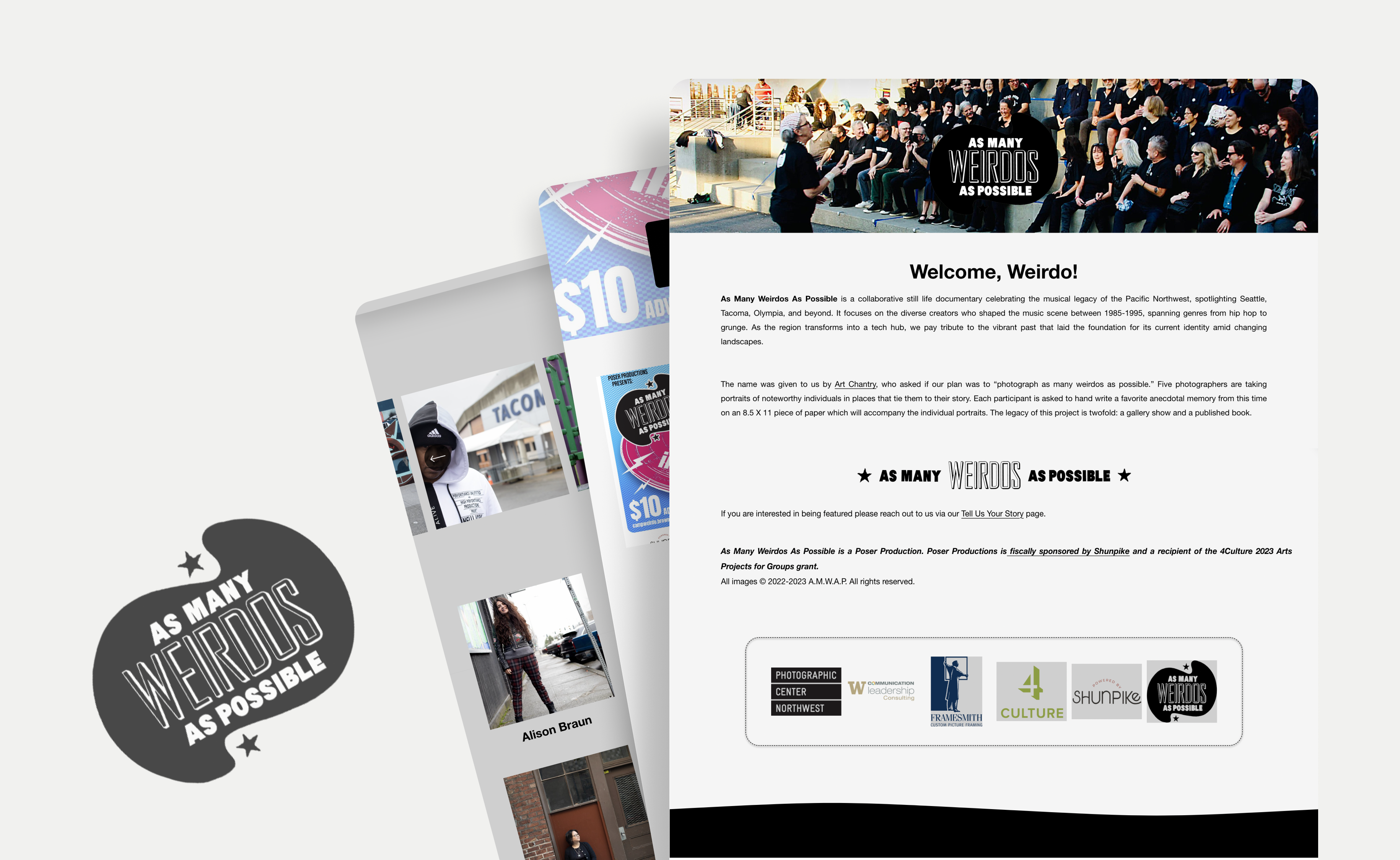 weirdos website project