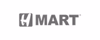 H Mart logo: stylized "H" in a square, followed by "MART".