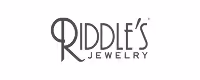 Riddle's Jewelry logo: stylized gray script lettering.