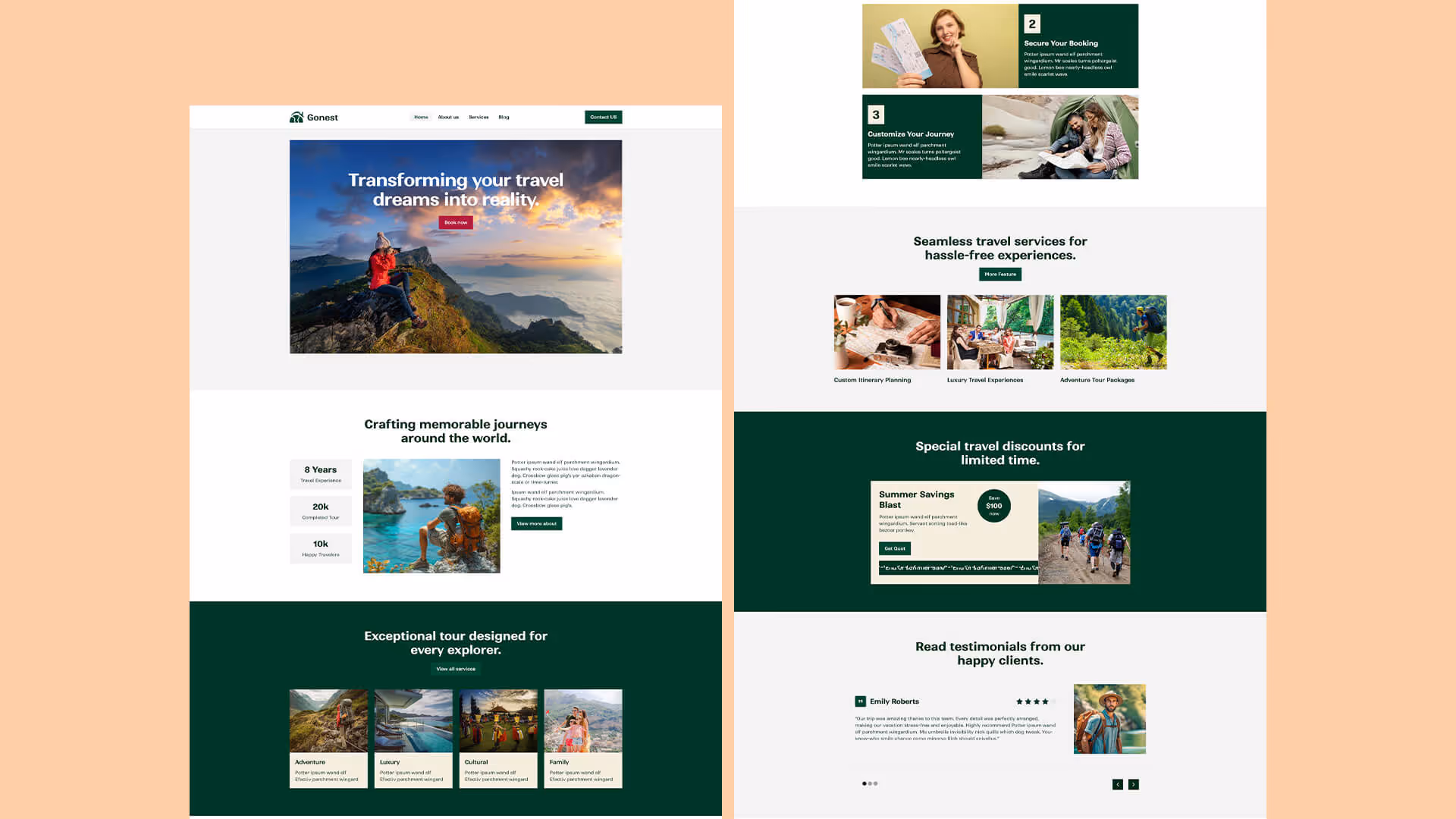 Image of GeNest website