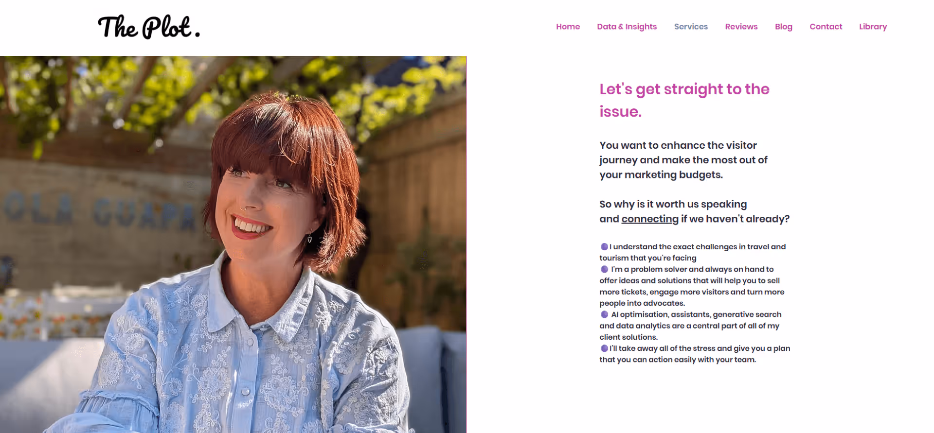 Image of The Plot website