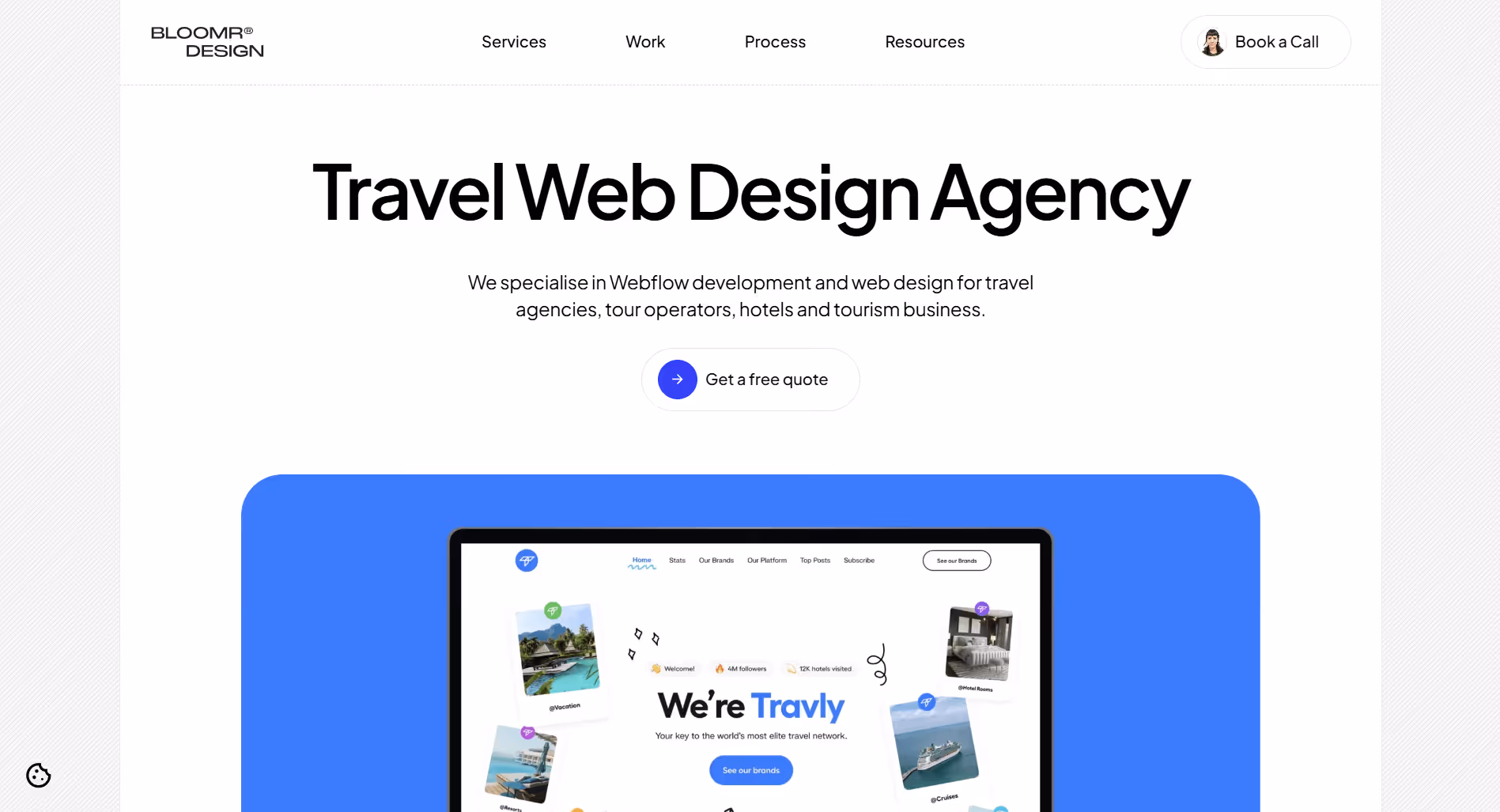 Bloomr Design website