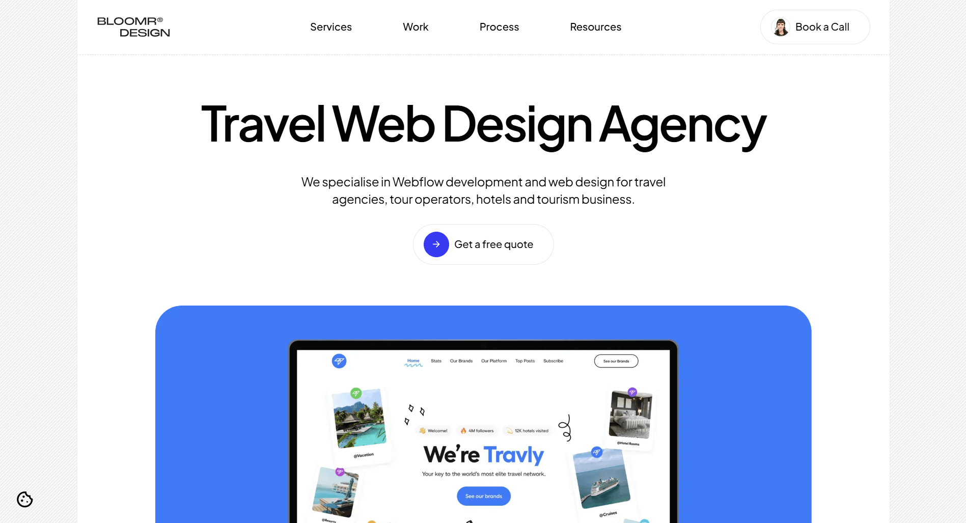 Bloomr Design website