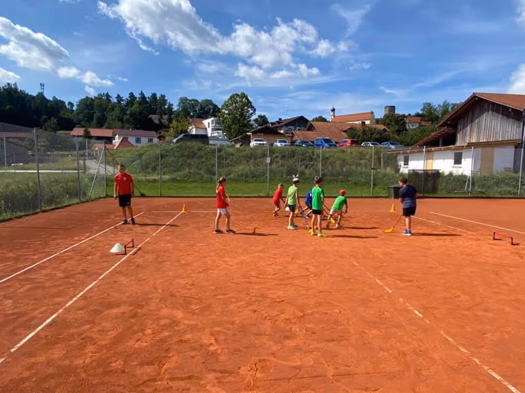 a tennis court